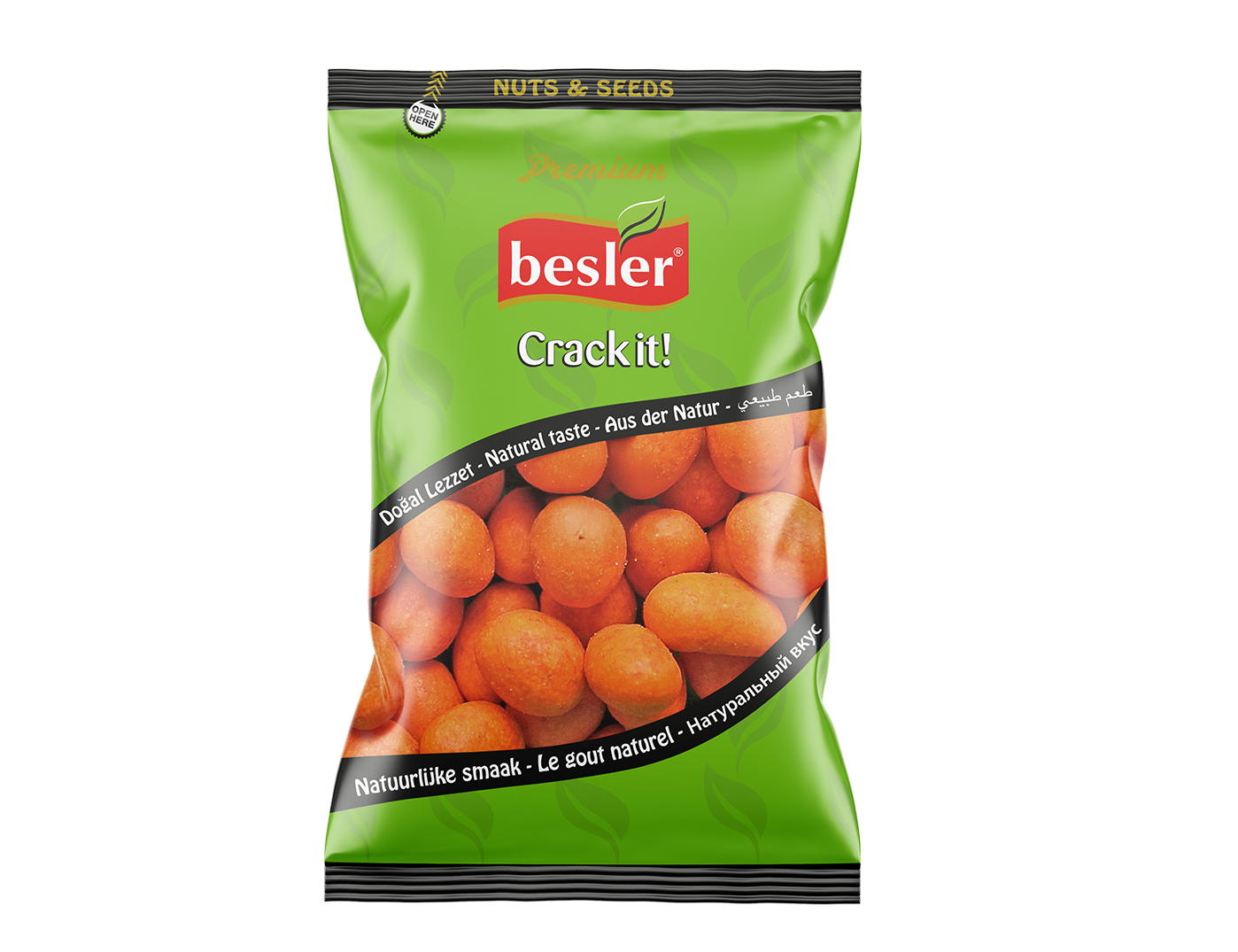 Besler Premium Erdnüsse im knusprigen Mantel 200 g – Crunchiger Snackgenuss