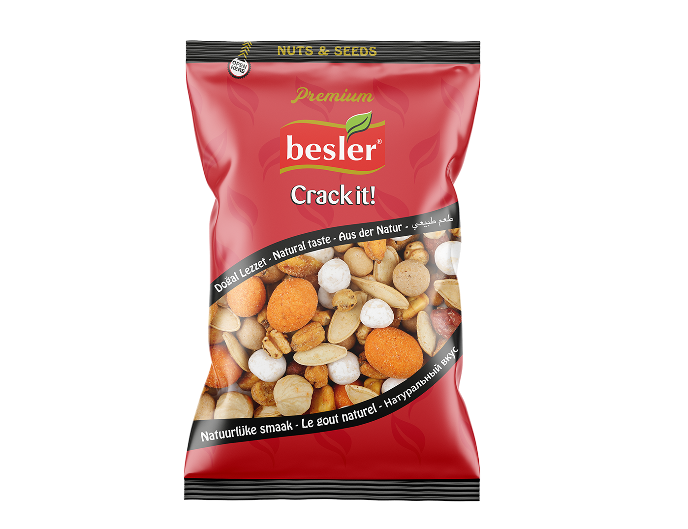 Besler Premium Nuss- & Snackmischung X2 – Knusprige Vielfalt in der 200 g Packung