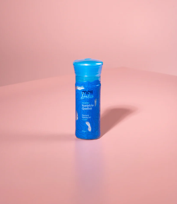 MAYI Quellsalz grobkörnig mit Salzmühle - 110 g