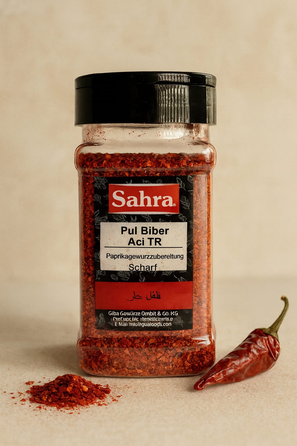 Sahra Chiliflocken scharf mit Saat 145 g