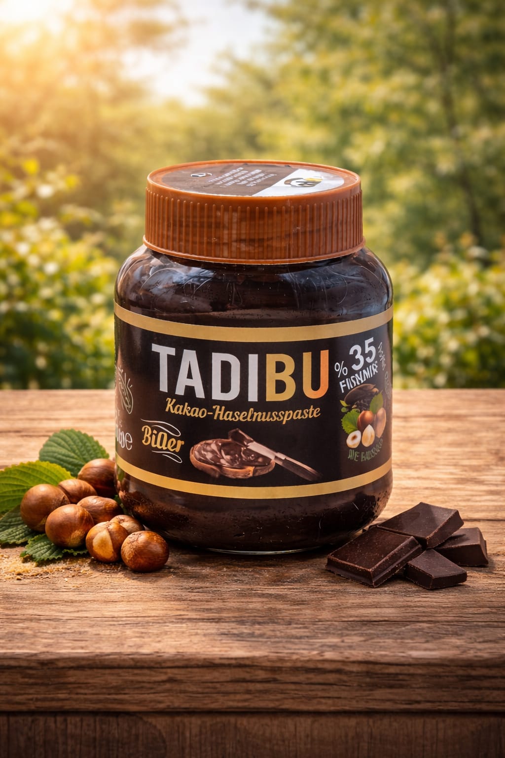 TADIBU Kakao-Haselnusspaste – (420 g)