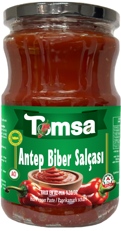 Tomsa Original & Hausgemacht Scharfes Paprikamark – 720g Glas