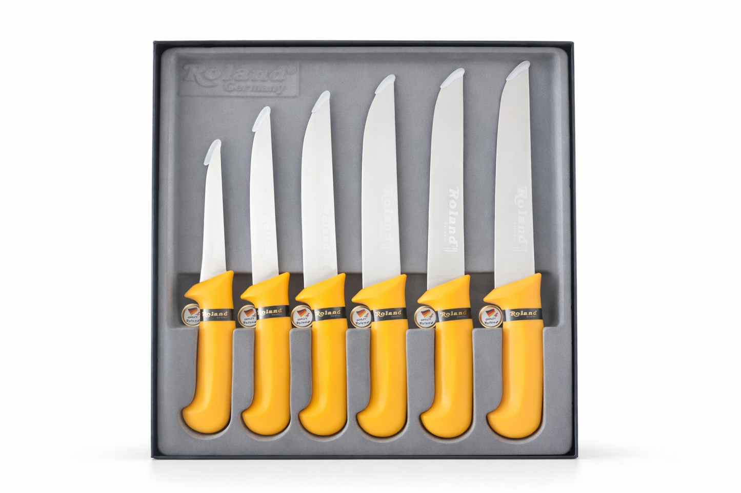 Küchenmesser Set – 5-teilig Gelb