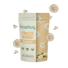 Haphug Gefriergetrocknete Bananen – 30 g