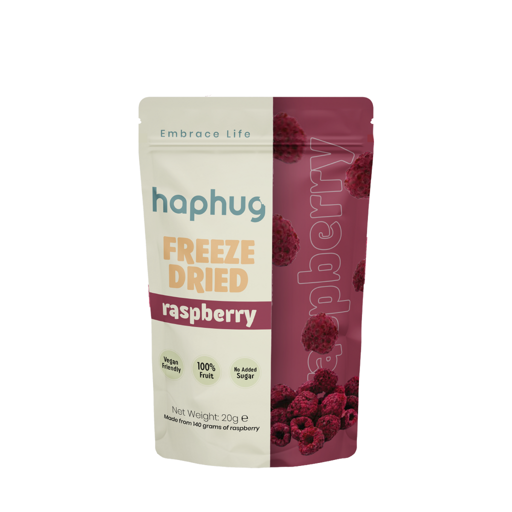 Haphug Gefriergetrocknete Himbeeren – 20 g
