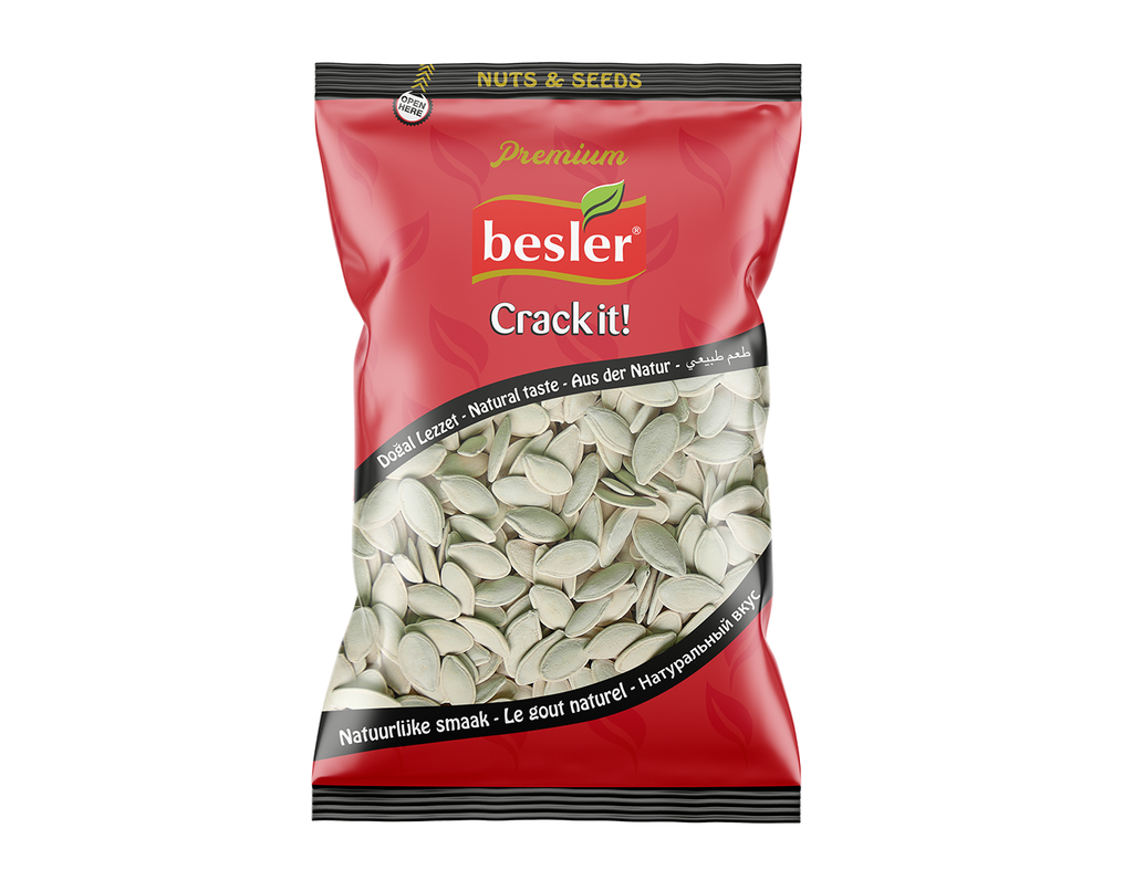 Besler Premium Nevşehir Beyaz Kabak Çekirdeği – Çıtır Lezzet 200 g