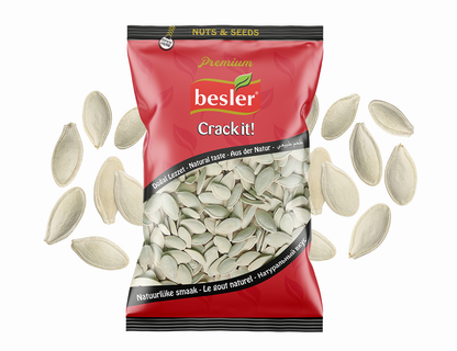 Besler Premium Nevşehir Kürbiskerne Weiß – Knuspriger Genuss 200 g