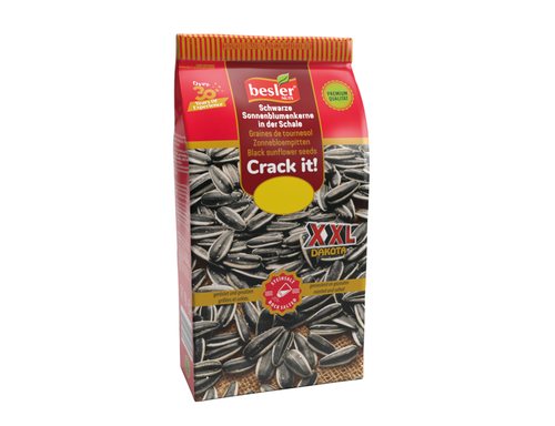 Besler Premium Black Sunflower Seeds XXL Dakota – Roasted &amp; Salted 250 g
