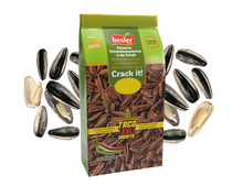 Besler Premium Schwarze Sonnenblumenkerne XXL Dakota – Taco-Geschmack 250 g