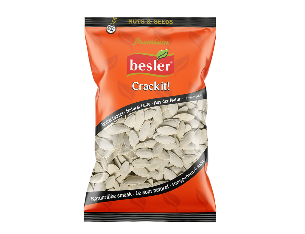 Besler Premium Ürgüp Jumbo White Pumpkin Seeds – Crispy Delight 200 g
