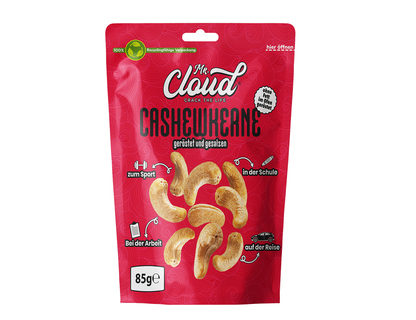 Mr. Cloud Cashewkerne – geröstet & gesalzen (85g)