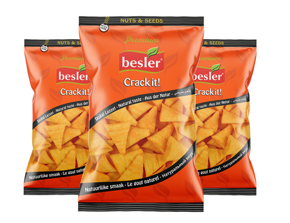 Besler Premium Dreiecks-Chips – Knuspriger Mais-Snack 130 g