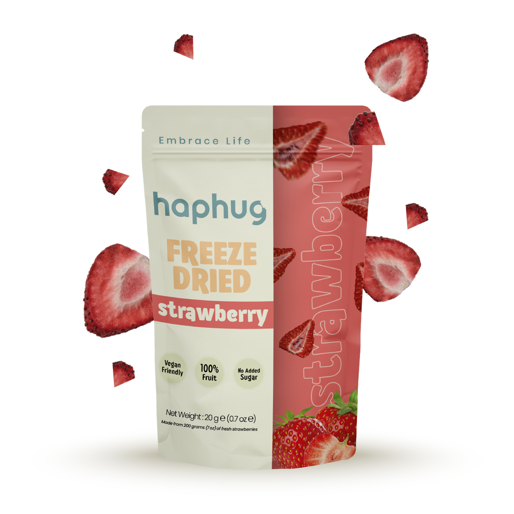 Haphug Gefriergetrocknete Erdbeeren – 20 g