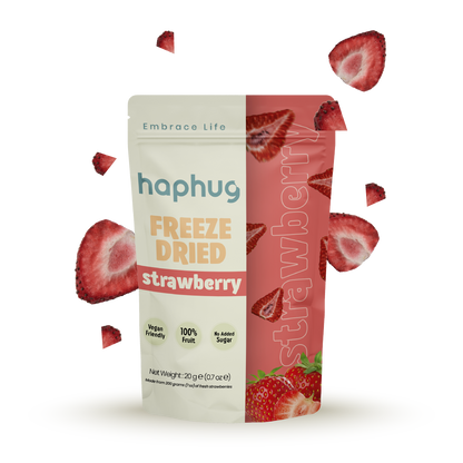 Haphug Gefriergetrocknete Erdbeeren – 20 g