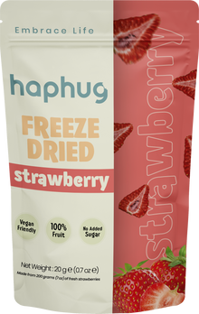 Haphug Gefriergetrocknete Erdbeeren – 20 g
