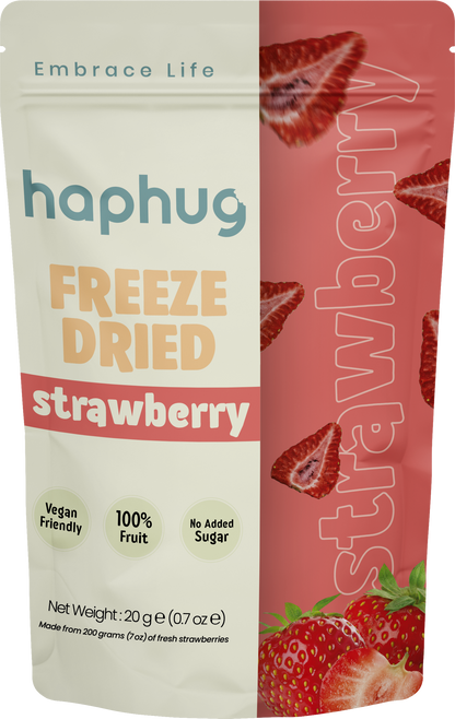 Haphug Gefriergetrocknete Erdbeeren – 20 g