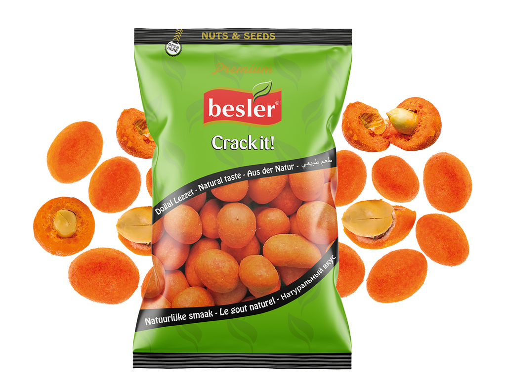 Besler Premium Çıtır Kabuklu Yer Fıstığı 200 g – Çıtır Atıştırmalık Keyfi