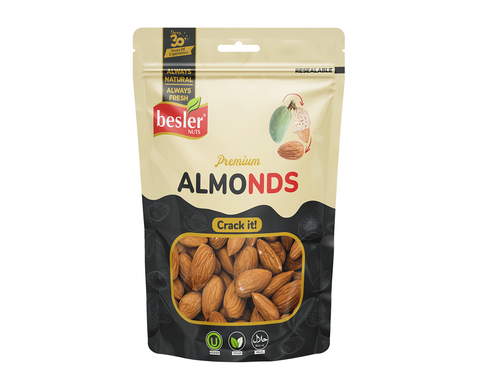 Besler Premium Almonds 200g – Crunchy enjoyment full of nutrients