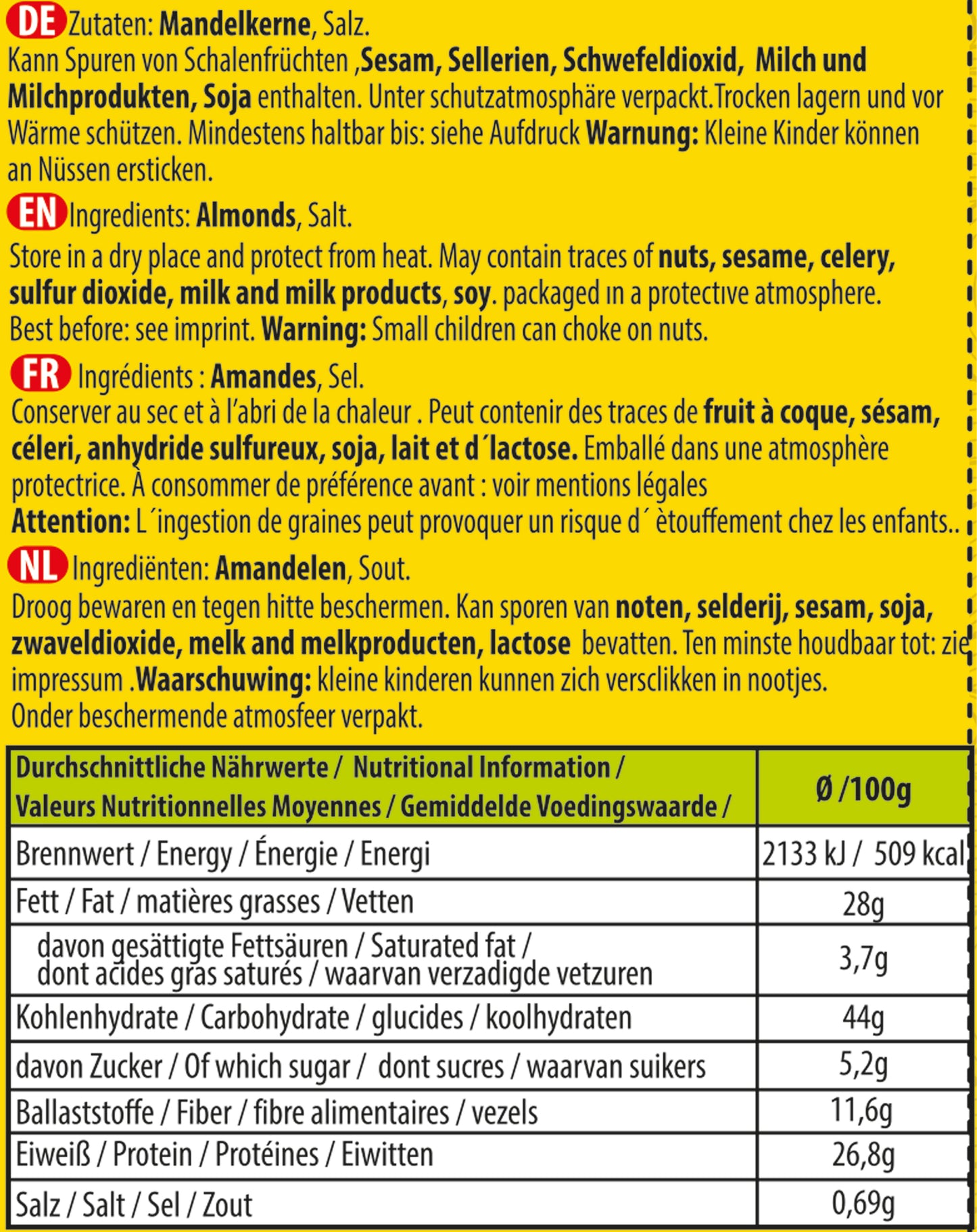 Mr. Cloud Mandeln – geröstet & gesalzen (85g)
