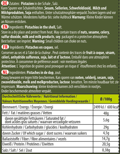 Mr. Cloud  Pistazien – geröstet & gesalzen (85g)
