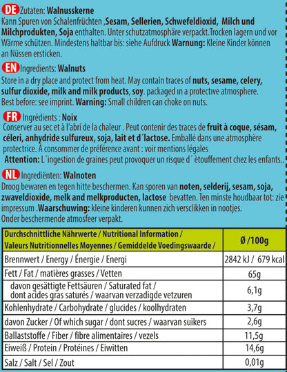 Mr. Cloud Walnusskerne – naturbelassen & voller Energie (60g)