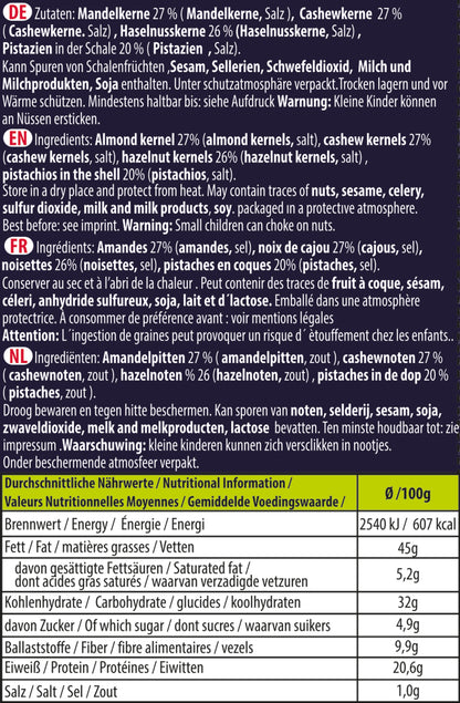 Mr. Cloud Gemischte Nüsse – geröstet & gesalzen (85g)