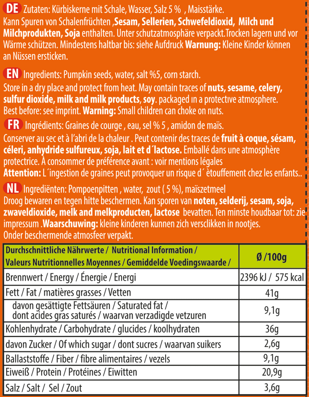 Mr. Cloud Kabak Çekirdeği – Çift Kavrulmuş ve Tuzlu (60g)