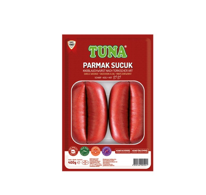 Tuna Parmak Sucuk 400 g (Mittel & Scharf, Halal - Zertifiziert )