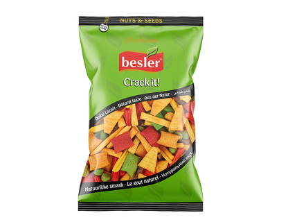 Besler Premium Bunte Mais-Chips 130 g – Knuspriger Party-Snack