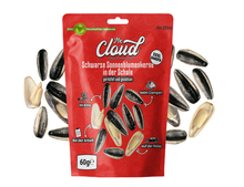 Mr. Cloud Schwarze Sonnenblumenkerne – geröstet & gesalzen (60g)