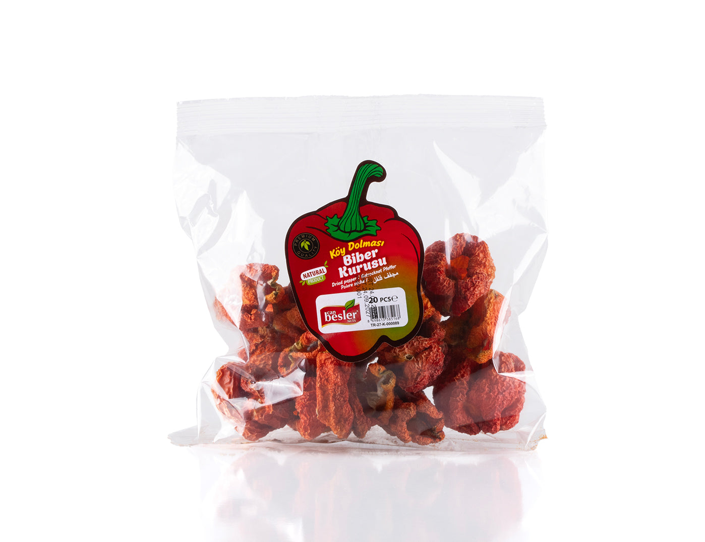 Getrocknete Paprika für Traditionelle Köy Dolması (20 Stück)