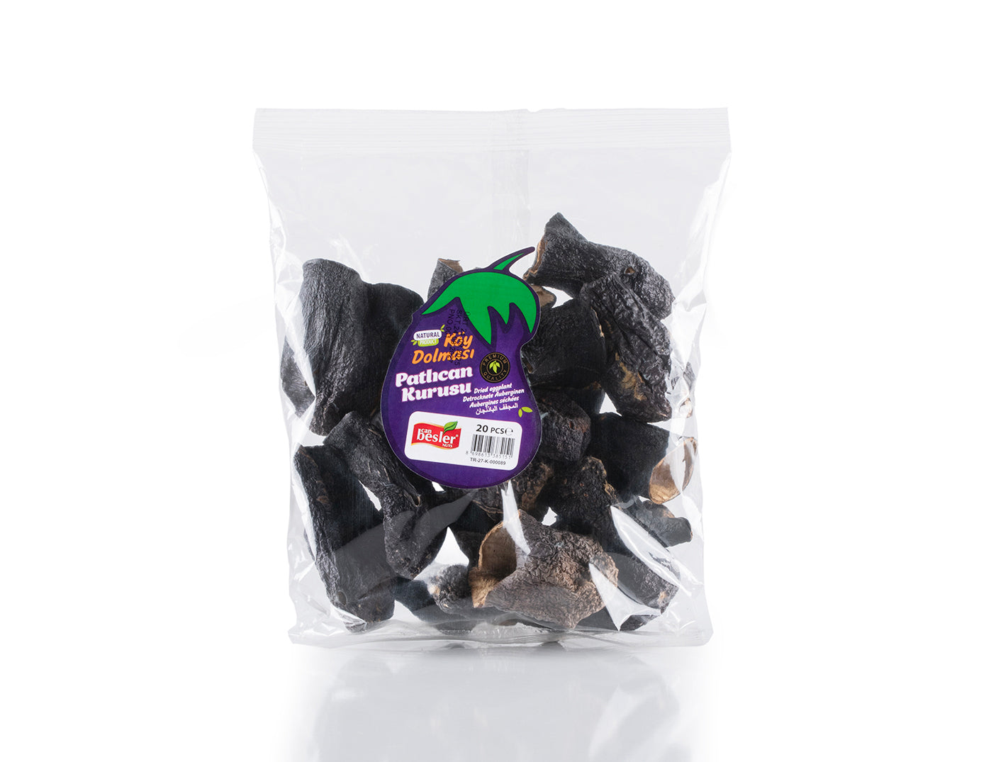 Getrocknete Auberginen für Traditionelle Köy Dolması (20 Stück)