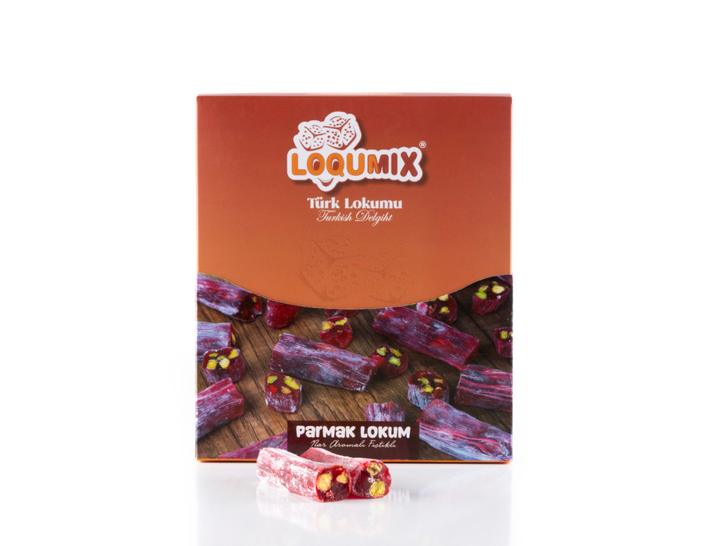 Fıstıklı Parmak Lokum Nar 350 gr