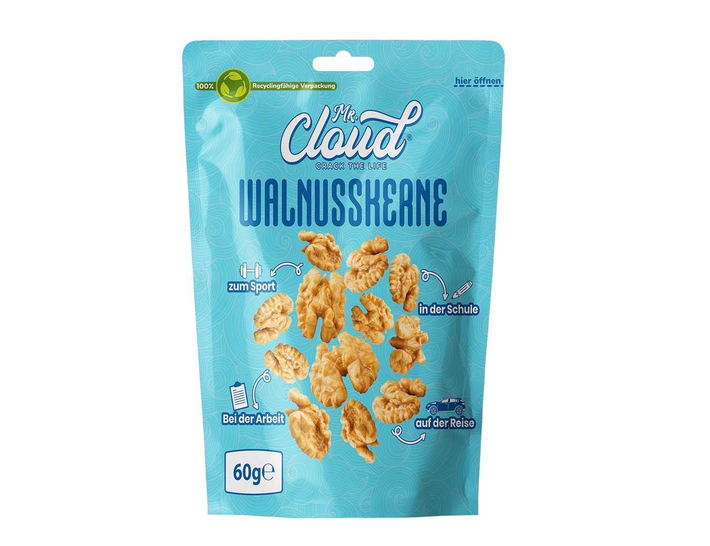 Mr. Cloud Cevizleri – doğal ve enerji dolu (60g)