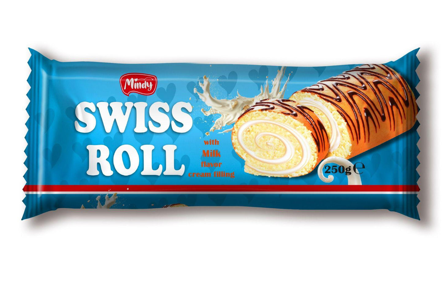 Mindy Swiss Roll Milk – Biskuitrolle mit Milchcreme (250 g)
