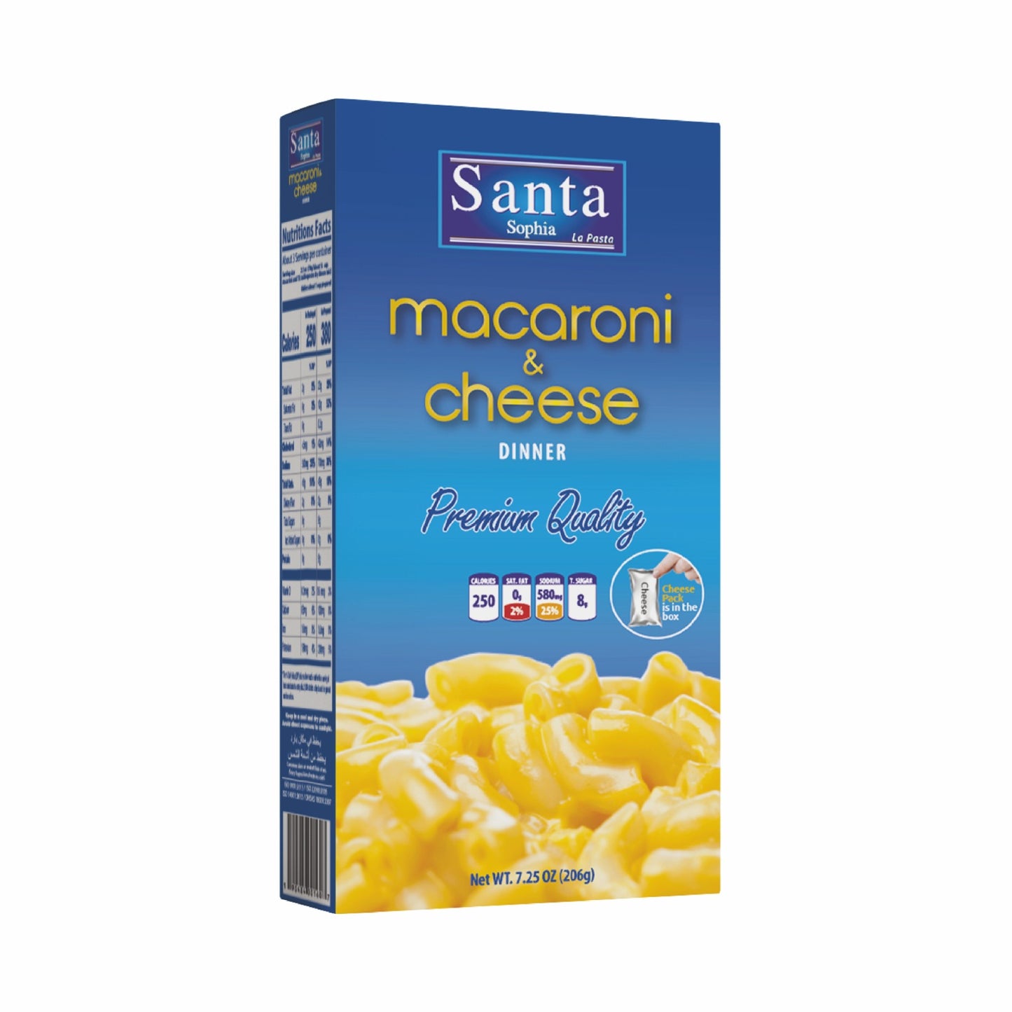 Santa Sophia Macaroni & Cheese Dinner – 206 g