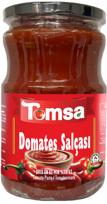 Tomsa  Original & Hausgemacht Tomatenmark – 720g Glas