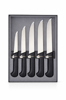 Premium Küchenmesser Set – 5-teilig Schwarz