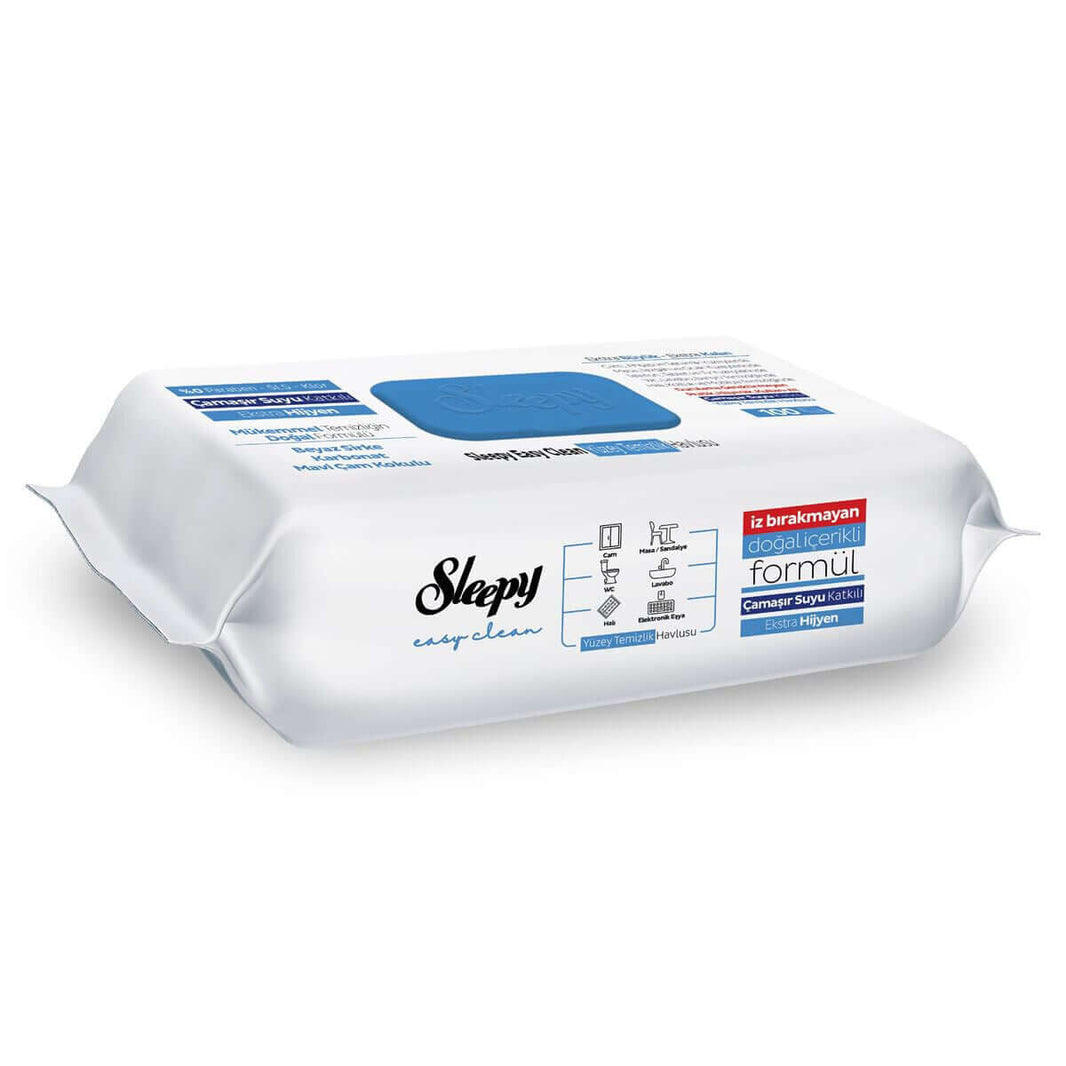 Sleepy Feuchttücher Blau – Sanfte Reinigung 100 Stk